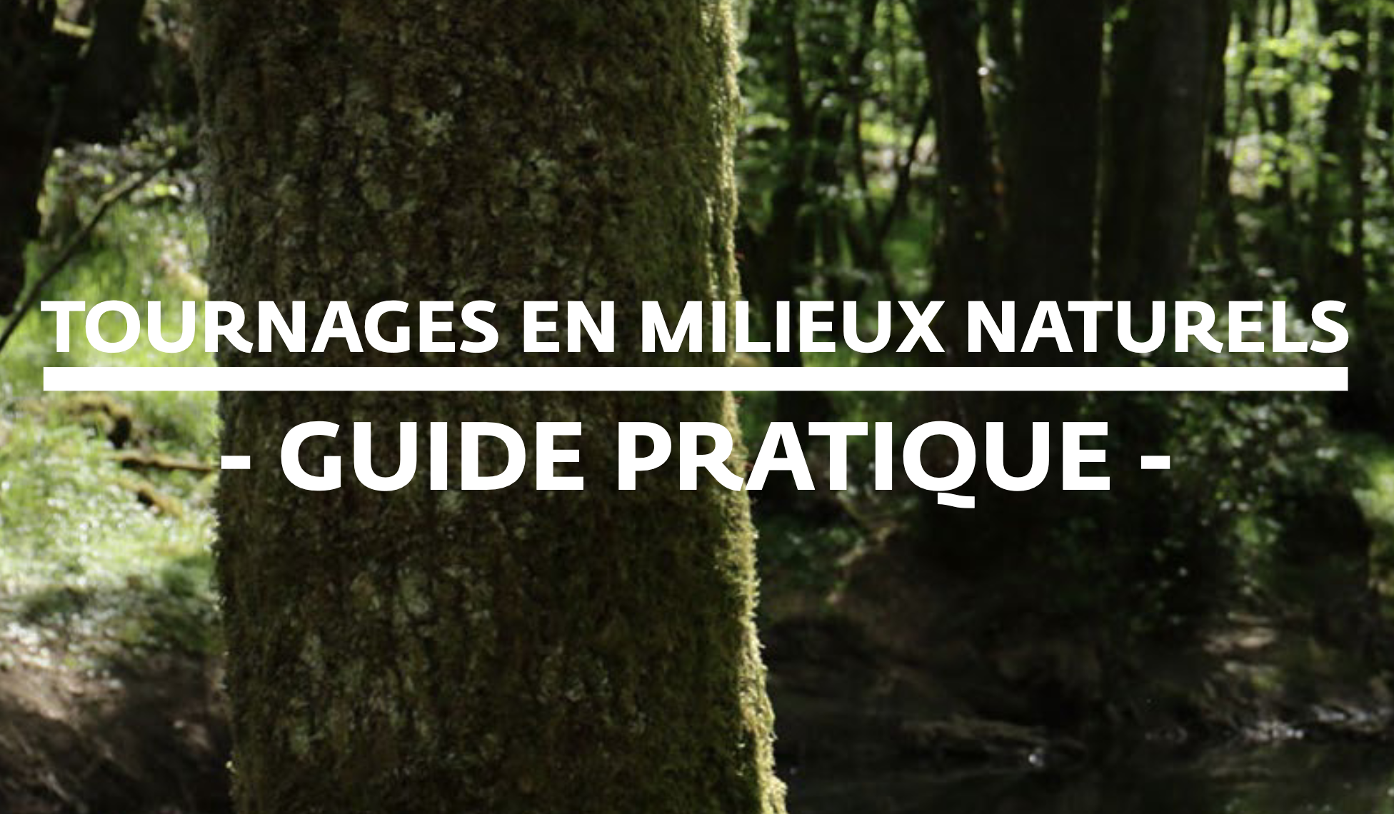 Tournages en milieux naturels
